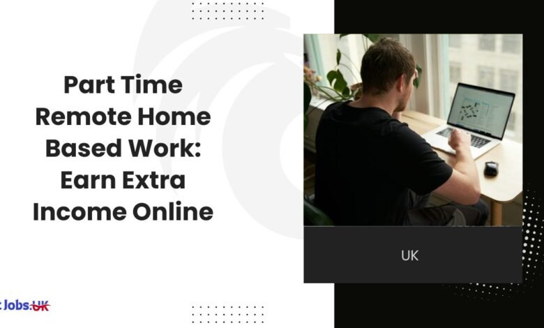 Part Time Remote Home Based Work in UK: Earn Extra Income Online (No experience needed)