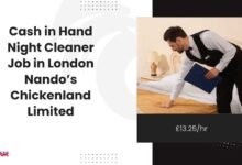Cash in Hand Night Cleaner Job in London Nando’s Chickenland Limited £13.25hr