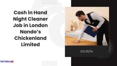 Cash in Hand Night Cleaner Job in London Nando’s Chickenland Limited £13.25hr