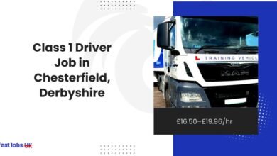 Class 1 Driver Job in Chesterfield, Derbyshire £16.50–£19.96hr