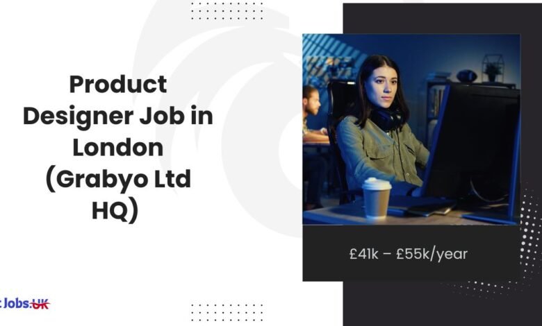 Product Designer Job in London (Grabyo Ltd HQ) £41k – £55kyear