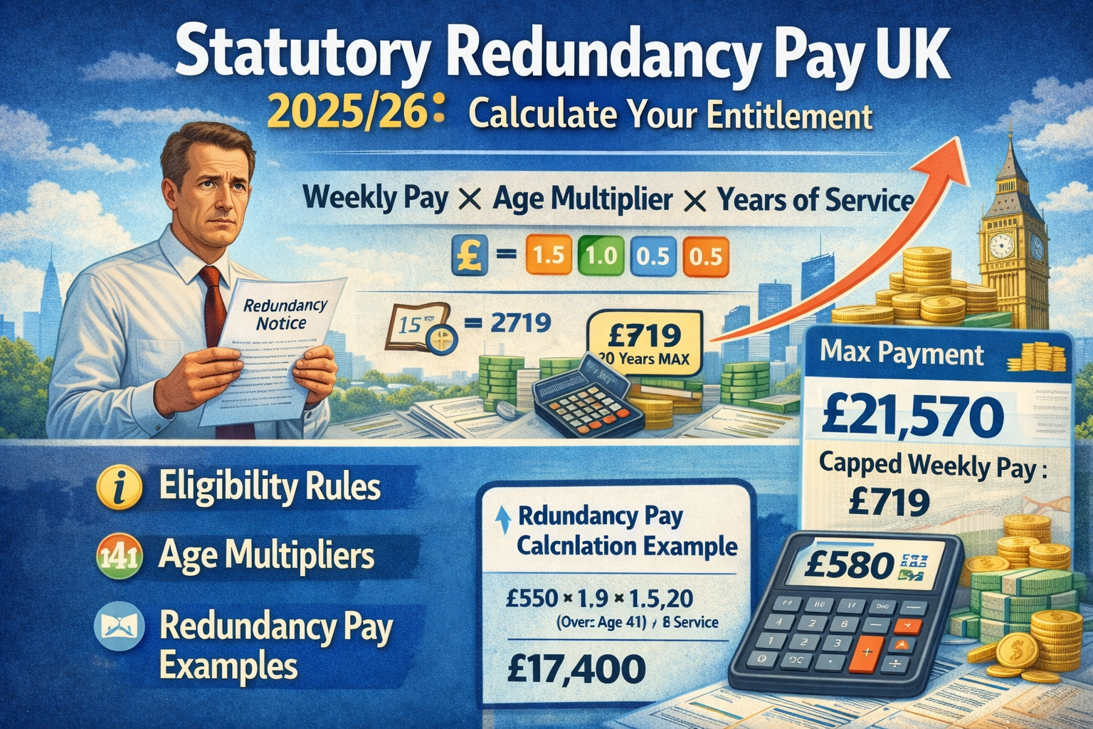 How to Calculate Redundancy Pay in the UK (2026 Complete Guide)